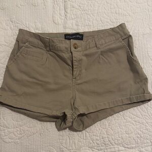 Ambiance Women's Tan Cargo Shorts